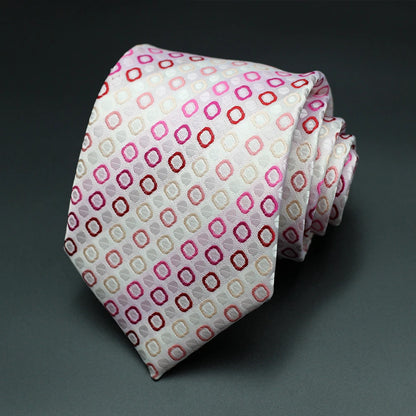 Corbata Floral de Puntos para Hombre – Corbata Casual de Moda Azul Roja Amarilla para Negocios, Bodas y Ocasiones Formales | Accesorio de Regalo