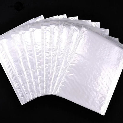Sobres de burbujas blancos – Sobres de envío acolchados impermeables con autocierre, bolsas de embalaje de burbujas gruesas para envíos seguros (11/15/23 cm)