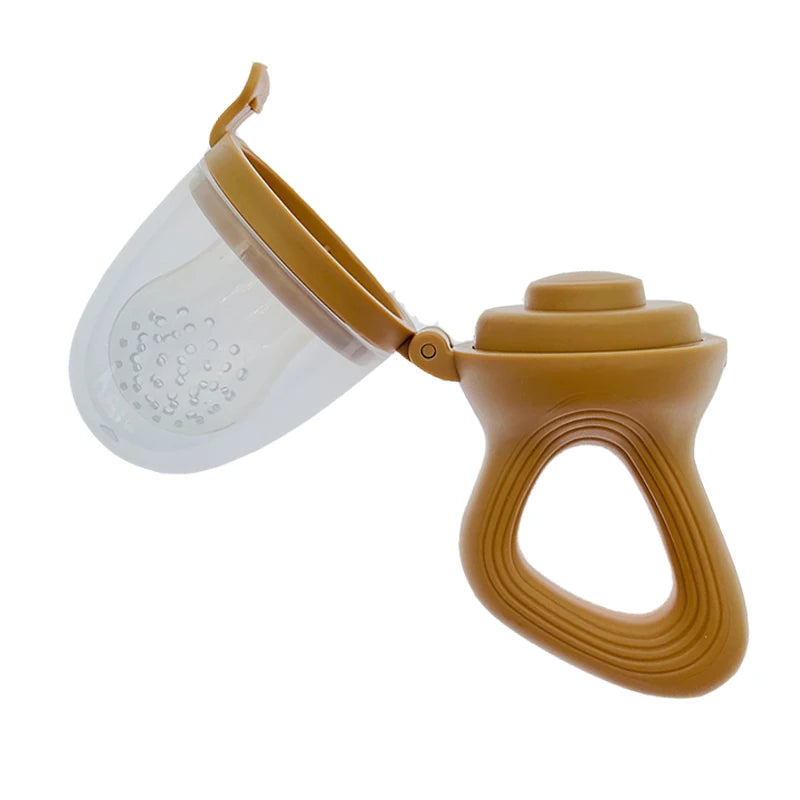 Silicone Baby Fruit Feeder Pacifier – Fresh Food & Teething Feeder with Protective Cover