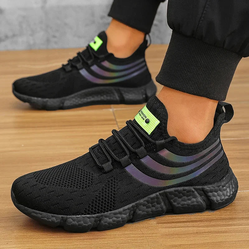 Baskets de sport décontractées pour hommes – Chaussures de course respirantes et légères, Baskets athlétiques antidérapantes pour la marche et les activités de plein air