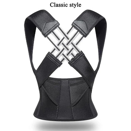 Ceinture correctrice de posture réglable – Soutien d'épaule respirant pour femmes, étudiants et enfants, soutien d'alignement du dos