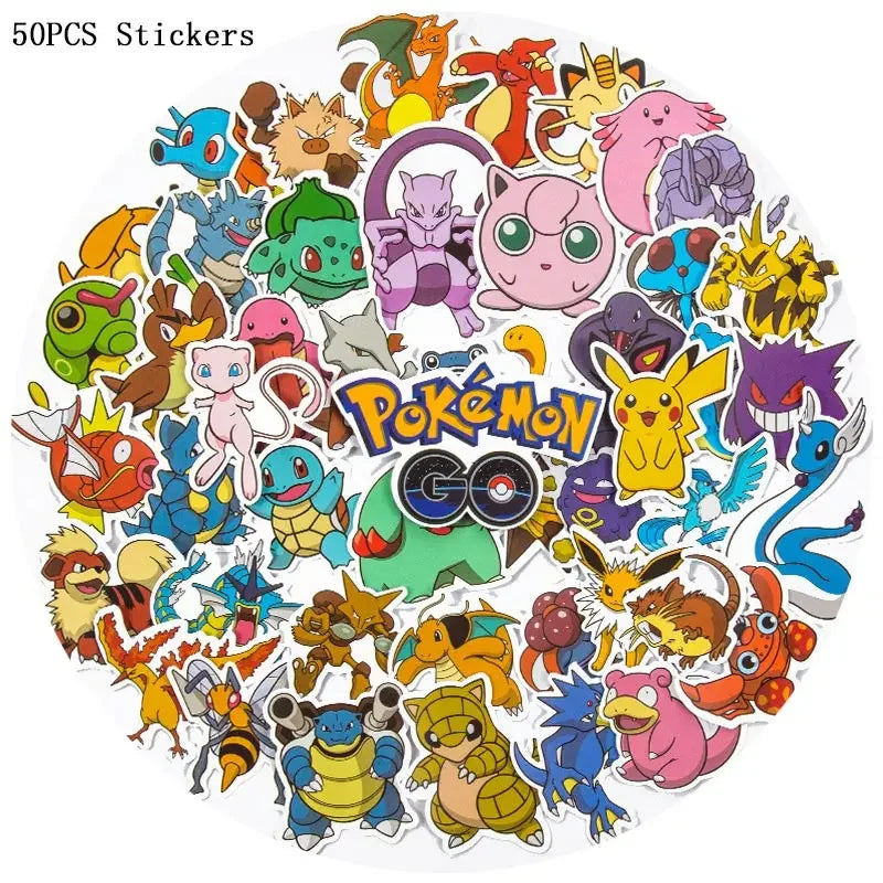 Pokémon Theme Birthday Party Decorations – Cartoon Pokémon Go Tableware Set (Cups, Plates & Pikachu Balloons) for Baby Shower & Party Favors