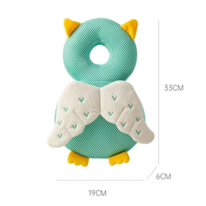 Mochila protectora de cabeza para bebé – Cojín de seguridad de abeja ángel para 1-3 años, almohada protectora anticaída