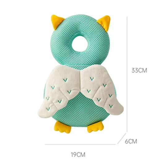 Mochila protectora de cabeza para bebé – Cojín de seguridad de abeja ángel para 1-3 años, almohada protectora anticaída