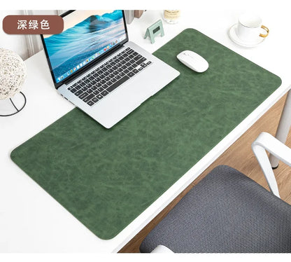 Waterproof PU Leather Desk Mat - Large Non-Slip Mouse Pad & Keyboard Desk Protector for Laptop, Office & Gaming