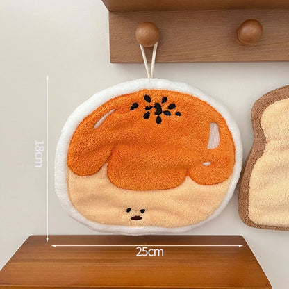 Serviette absorbante douce Kawaii – Joli chiffon de nettoyage pour la cuisine et la salle de bain, pour usage domestique