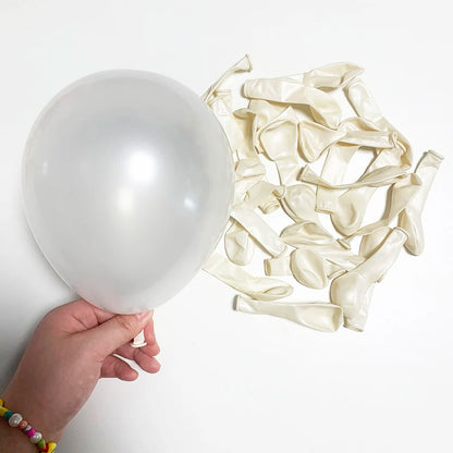 Retro Latex Balloons – 5/10/12/18 Inch White, Sand, Pink, Coffee & Sage Green Balloons for Birthday, Baby Shower & Wedding Decor