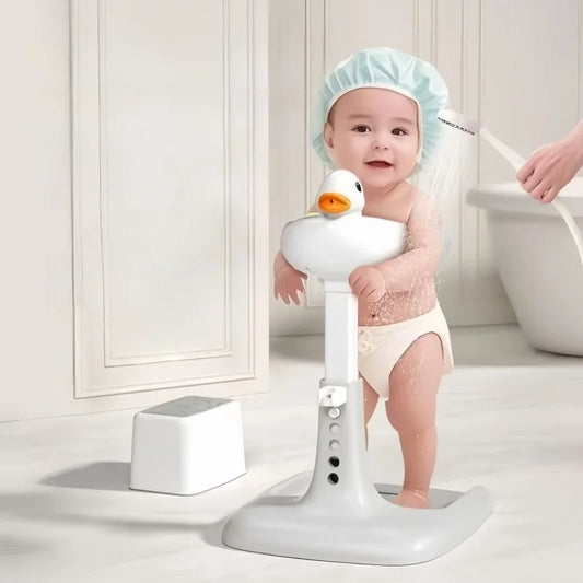 Support de Bain Ajustable pour Bébé – Table de Baignoire Pliable Antidérapante pour Enfants, Utilisation à Domicile