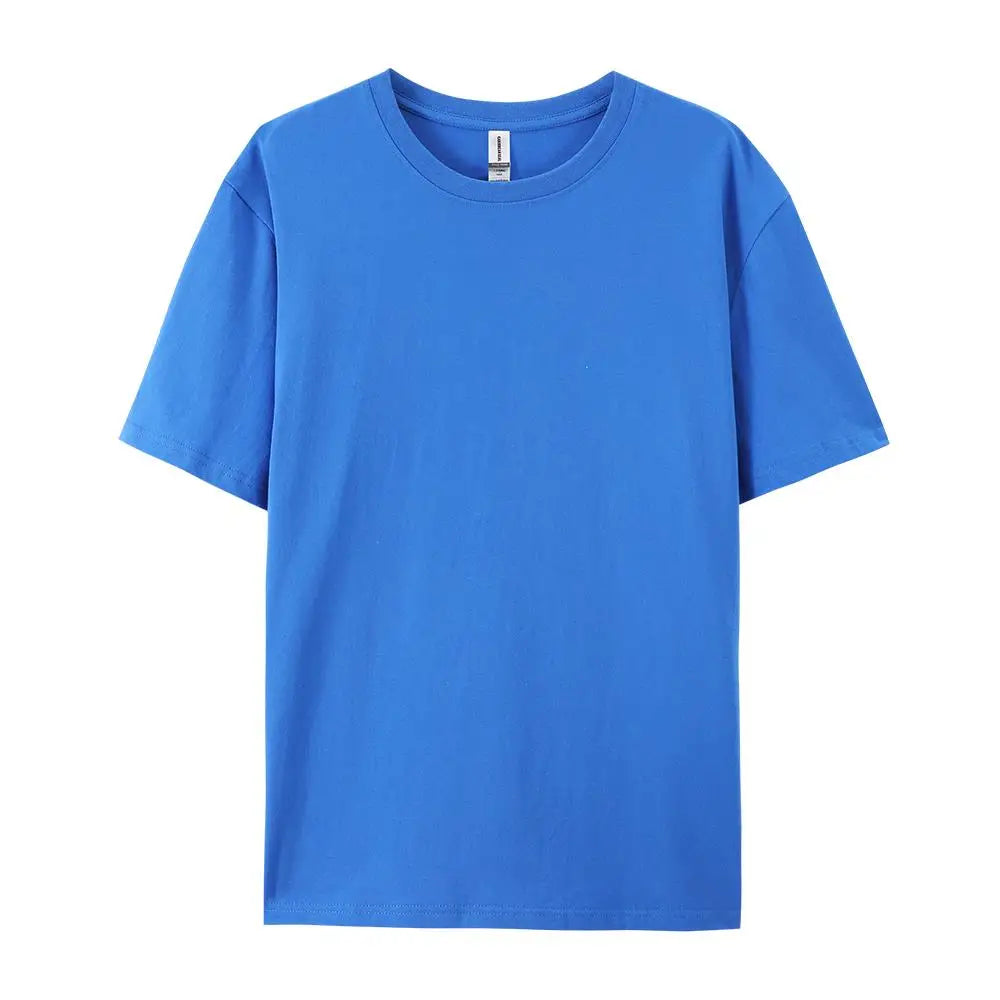 Women’s 100% Cotton Solid T-Shirt Summer Casual Sporty Loose Short Sleeve O-Neck Tee White Black
