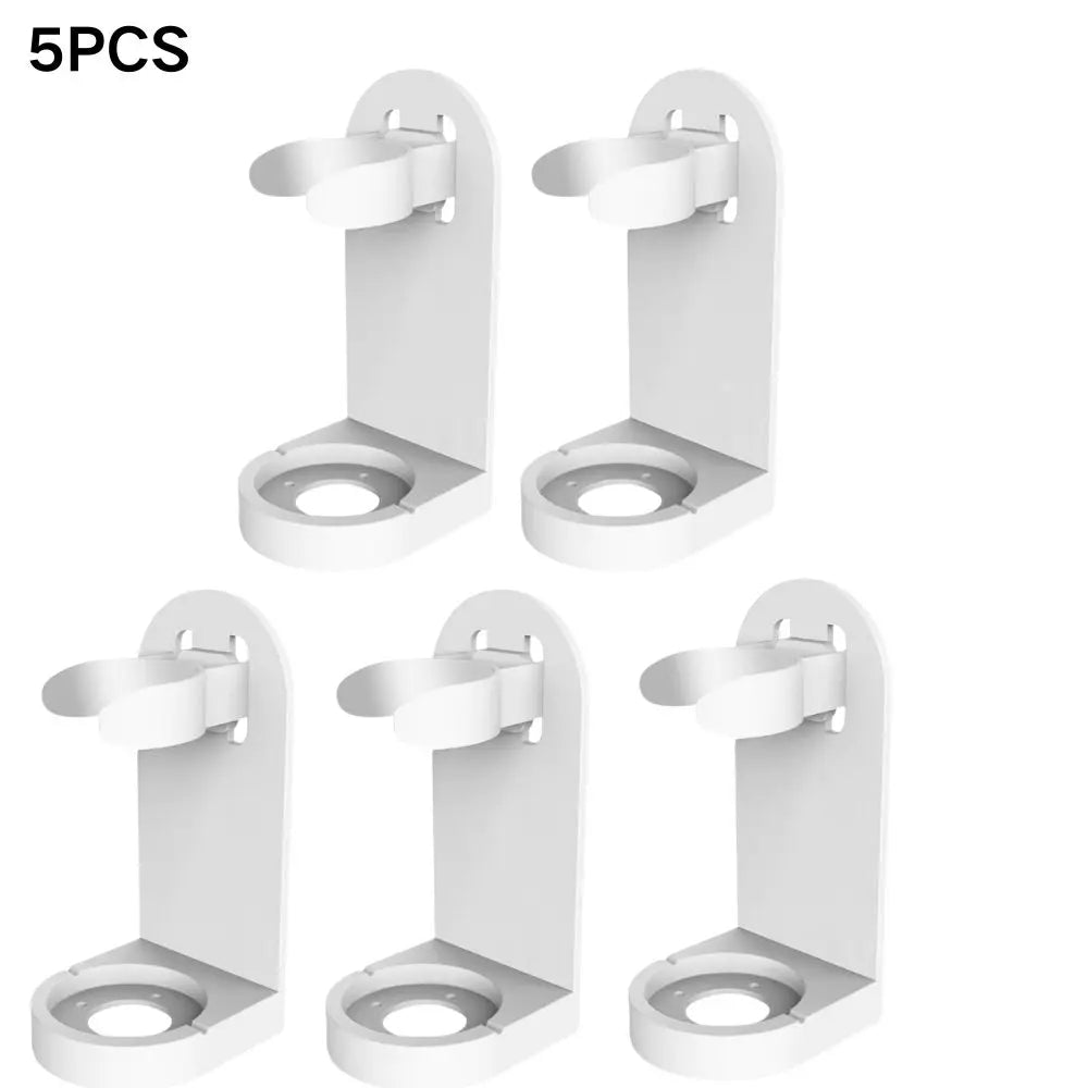 Soporte de Cepillo de Dientes Eléctrico Montado en la Pared – Estante de Plástico para Cepillos de Dientes de Baño, Organizador de Almacenamiento para Maquinillas de Afeitar, Accesorio de Baño que Ahorra Espacio para la Organización del Hogar y la Ducha