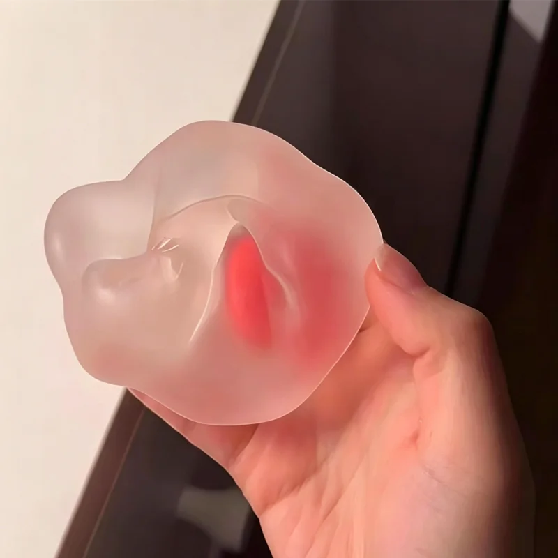 Strawberry Mochi Squeeze Toys – Slow Rebound Stress Relief Fidget Toy for Anxiety & Anger Release, Gift for Friends