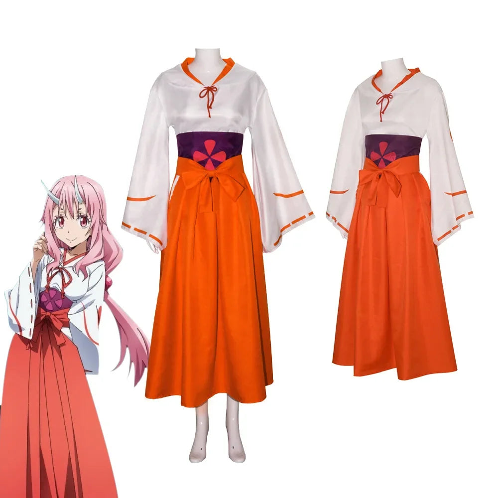 Two-Dimensional Anime Kimono Cosplay Clothing – Traditional Japanese Style Costume Outfit for Halloween, Convention & Party Wear