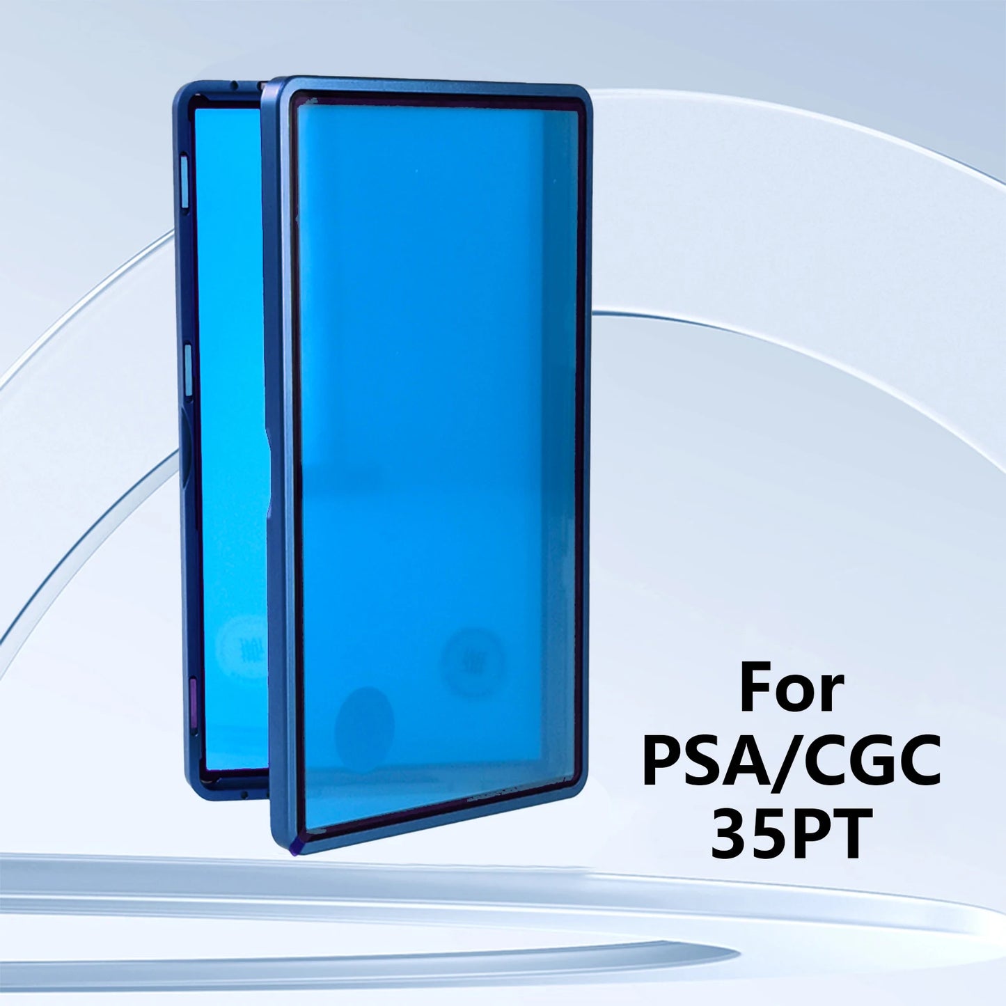 Aluminum Alloy Graded Card Case – PSA/CGC Slab Protector with UV & Scratch Resistant Magnetic Display Box