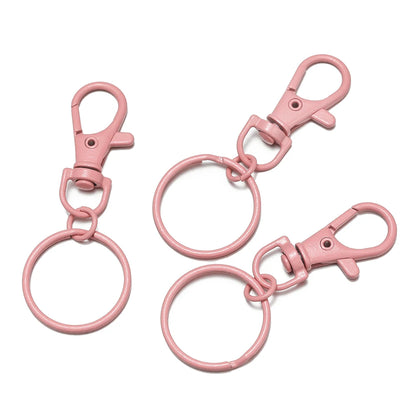 5–10 Piece Multicolor Keyring Lobster Clasp Hooks with Adjustable Buckles – DIY Keychain, Bag Charm, Doll & Jewelry Making Accessories
