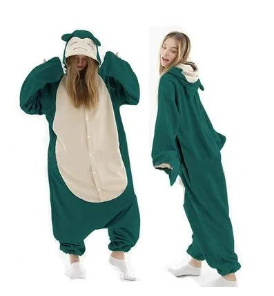Pokémon Kigurumi Cosplay Onesie – Pikachu, Gengar Anime Jumpsuit for Men & Women (Halloween Party Outfit)