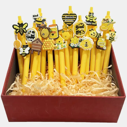 5/10/20PCS Bee Inspirational Pens – Motivational Neutral Ballpoint Pens for Employee Gifts, Bee Lovers & Thank You Gifts