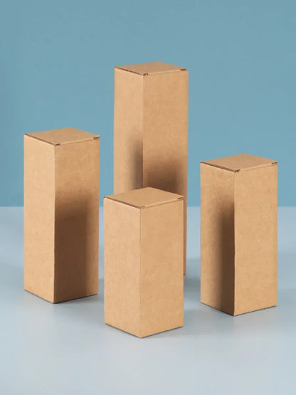 20PCS Corrugated Cardboard Shipping Boxes – Rectangular Paper Packaging Boxes for Gifts, Mailers & Storage
