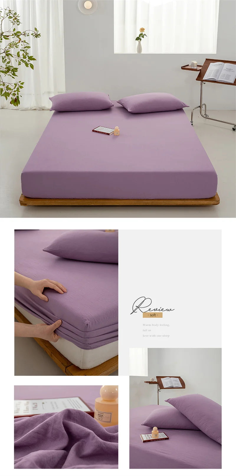 Sábana Bajera Ajustable 100% Algodón – Funda de Colchón Suave y Transpirable con Bolsillos Elásticos Profundos