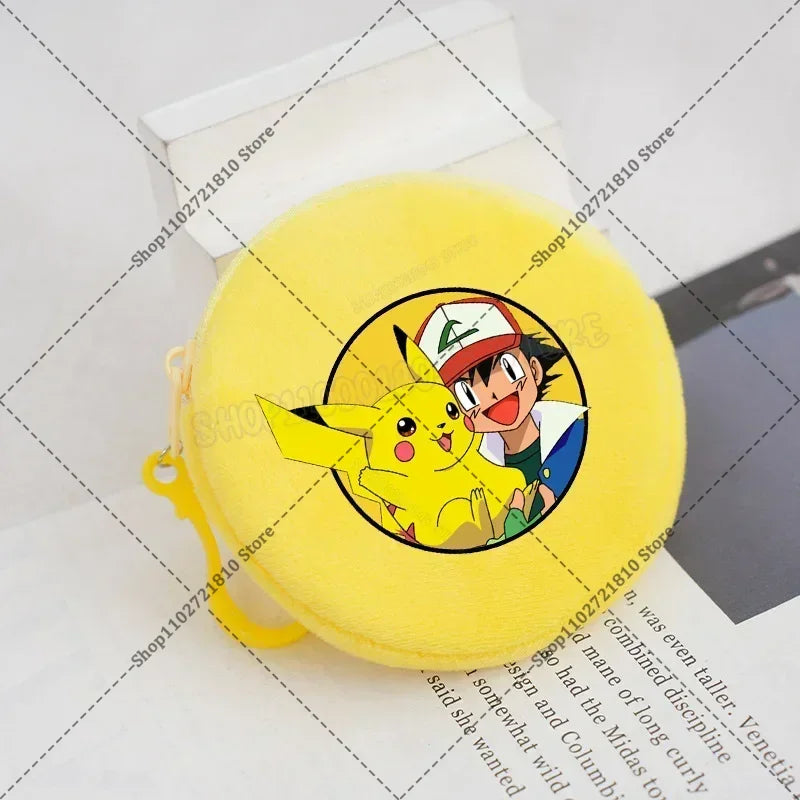Pokémon Coin Purse – Pikachu, Eevee & Charizard Mini Zipper Wallet