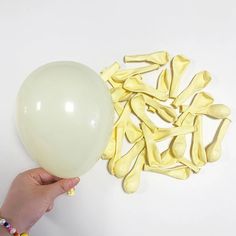 Retro Latex Balloons – 5/10/12/18 Inch White, Sand, Pink, Coffee & Sage Green Balloons for Birthday, Baby Shower & Wedding Decor