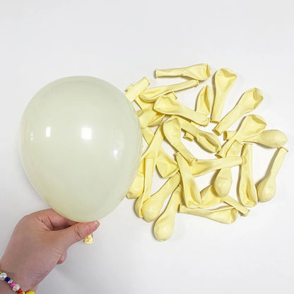Retro Latex Balloons – 5/10/12/18 Inch White, Sand, Pink, Coffee & Sage Green Balloons for Birthday, Baby Shower & Wedding Decor