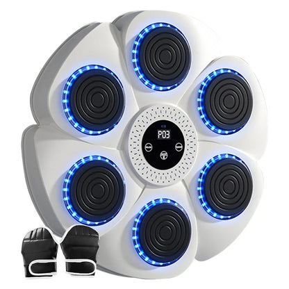 Máquina de Boxeo Musical Inteligente – Entrenador Interactivo de Boxeo de Pared para Adultos y Niños, Fitness en Casa, Entrenamiento de Reacción y Ejercicios