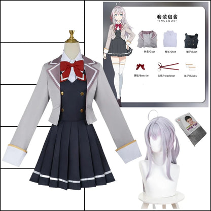 Alisa Mikhaylovna Kujō Cosplay Costume | Alya Sometimes Hides Her Feelings in Russian Anime Uniform Outfit with Wig