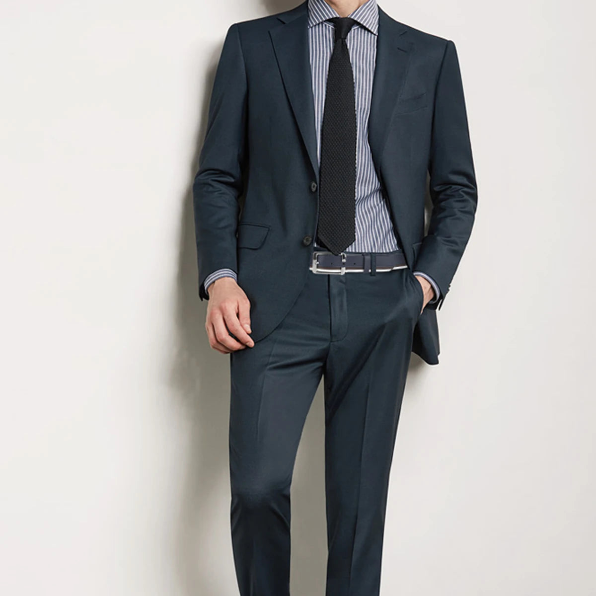 Men's Contrast-Color Needle Buckle Belt – Classic Modern Casual Waist Belt for Daily Commuting, Leisure & Everyday Wear