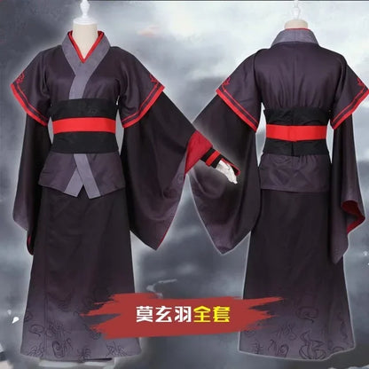 Wei Wuxian Inspired Cosplay Costume – Grandmaster of Demonic Cultivation Anime Roleplay Outfit for Men
