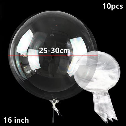 Globos de burbuja transparentes - Globos Bobo grandes transparentes para bodas, cumpleaños y decoraciones de fiesta