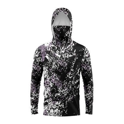 Men's Hooded Fishing Shirt – Long Sleeve UV Protection Performance Fishing Apparel for Outdoor & Angling