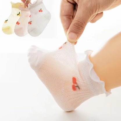 3 paires de chaussettes nouveau-né douces et respirantes en coton fin pour bébés