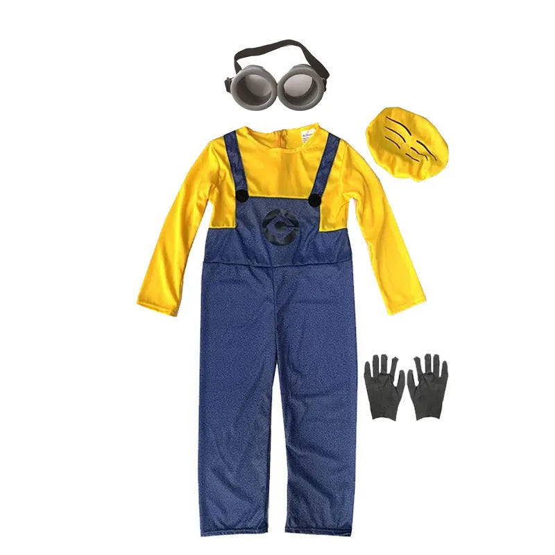 Anime Movie Character Jumpsuit Costume – Cosplay Dress-Up Outfit for Kids, Children, Men & Women, Halloween Party & Anime Events