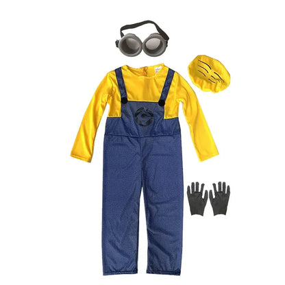 Anime Movie Character Jumpsuit Costume – Cosplay Dress-Up Outfit for Kids, Children, Men & Women, Halloween Party & Anime Events