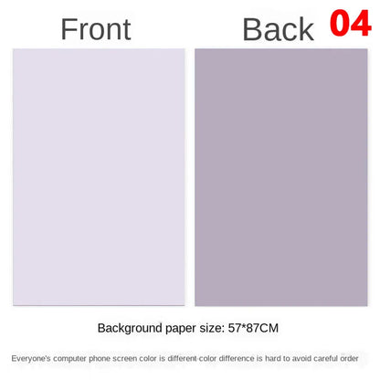 Tablero de fondo fotográfico de doble cara 57 × 87 cm – Fondo de color liso para fotografía de producto y recién nacido