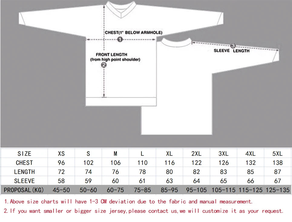 Men's Motocross Long Sleeve Jersey – Quick-Dry MTB Downhill Cycling Shirt for Enduro, Off-Road & Racing
