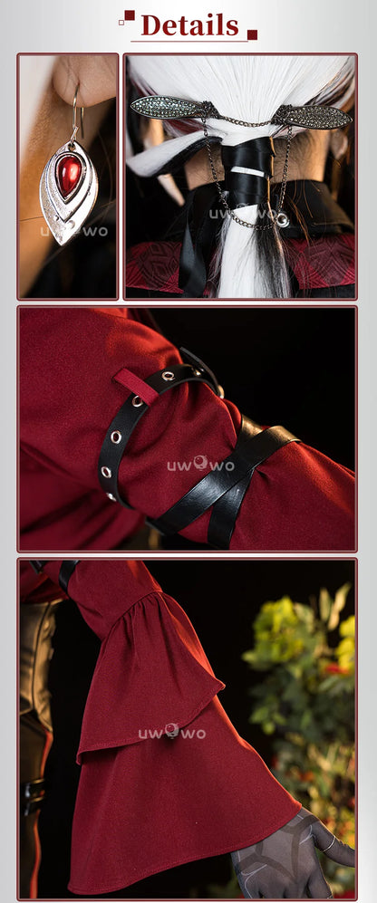 UWOWO Genshin Impact Arlecchino “The Knave” Cosplay Costume – Music Concert / Halloween Outfit