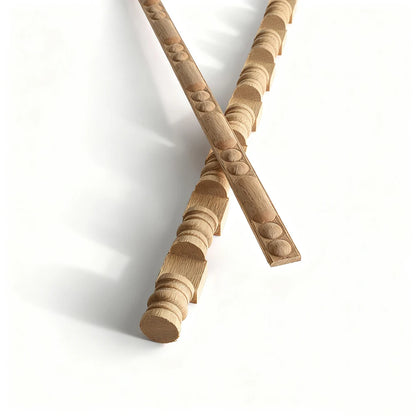 Appliques décoratives en bois moulé – Boiseries murales sculptées pour meubles, armoires, coins et décoration intérieure