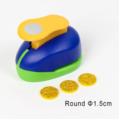 Perforadora circular – Herramienta ajustable para perforar papel con círculos de 1,5 cm a 7,5 cm para álbumes de recortes, manualidades, creación de tarjetas y proyectos de papelería