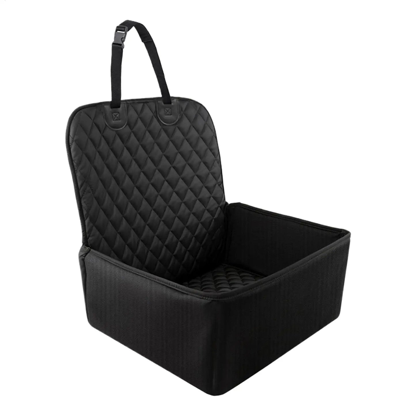 Siège rehausseur de voiture pour chien pour siège avant avec poches de rangement Siège de voyage pour animaux de compagnie pour chiens de petite et moyenne taille