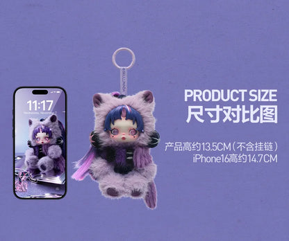 POP MART SKULLPANDA x My Little Pony Series Plush Doll Pendant – Mystery Box Genuine Blind Box Bag Ornament Figurine Toy