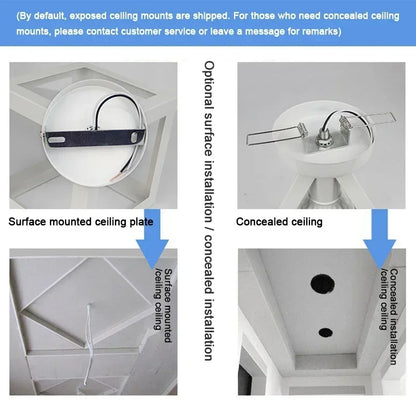 Lámpara de techo redonda de madera nórdica – Moderna lámpara de montaje empotrado para pasillo, dormitorio, baño, comedor y entrada