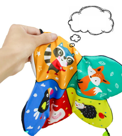Coussin de Temps sur le Ventre pour Bébé et Jouet Sensoriel à Contraste Élevé – Coussin de Soutien Réversible Noir et Blanc pour Nouveau-né pour le Redressement de la Tête et le Développement Précoce