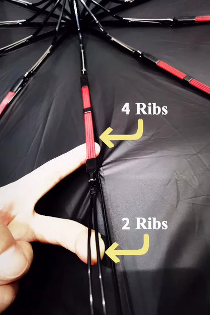 Paraguas Automático Cortavientos de 72 Huesos – Paraguas Grande Plegable para Lluvia con Protección UV para Hombres y Mujeres, Paraguas Impermeable de Alta Resistencia para Exteriores