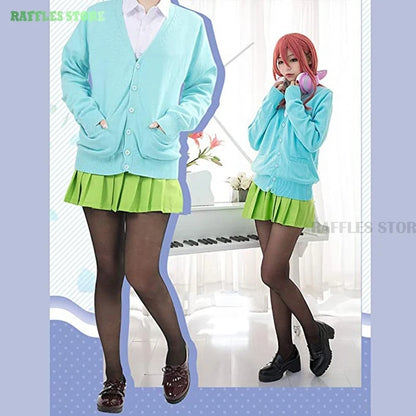 The Quintessential Quintuplets Cosplay Costume & Wig Set – School Uniform Collection