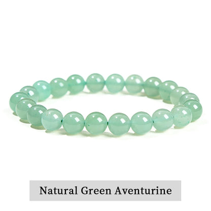 Pulsera de Cuentas de Piedra Natural – Pulsera de Gemas de Amatista, Ojo de Tigre, Cuarzo Cristal y Ágata para Mujeres y Hombres, Regalo de Joyería de Energía Reiki
