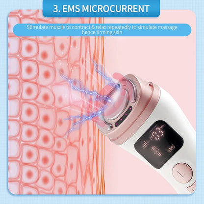Mini HIFU Facial Lifting Device – Ultrasonic RF EMS Skin Tightening & Anti-Wrinkle Massager for Home Use