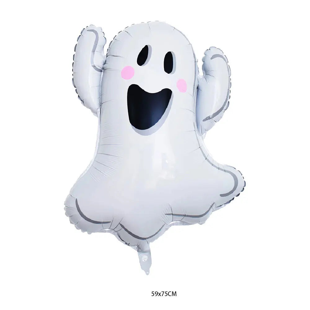 Halloween Aluminum Foil Balloons – Large Standing & Seated Bat, Pumpkin, Ghost & Monster Inflatable Balloons for Halloween Party Decorations