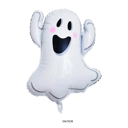 Halloween Aluminum Foil Balloons – Large Standing & Seated Bat, Pumpkin, Ghost & Monster Inflatable Balloons for Halloween Party Decorations