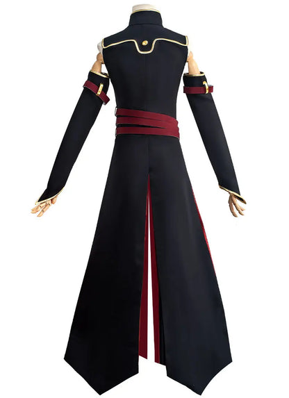 Code Geass C.C. Cosplay Costume – Black Dress Uniform Set (Lelouch of the Rebellion Anime Outfit for Halloween Party, Women/Girls, iCoser Props Set)